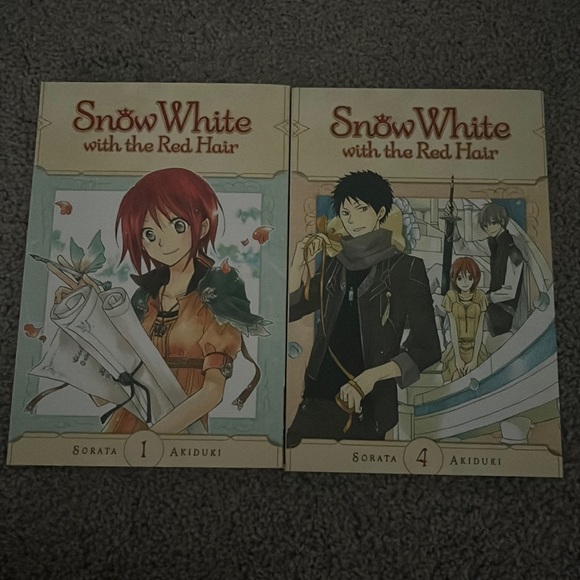 Other | Snow White With The Red Hair Manga Books Volumes 1 And 4 By